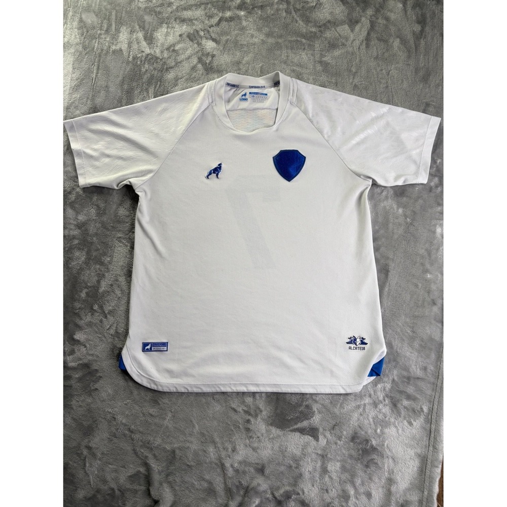Lobo Paysandu S.C. 2019 Away Soccer Jersey Men's Size L White #7 0205141 Used